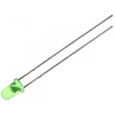 3mm LED - Green(10pcs)